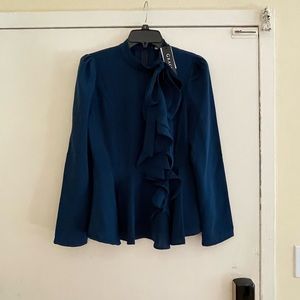 Women’s Peplum Ruffle Blouse